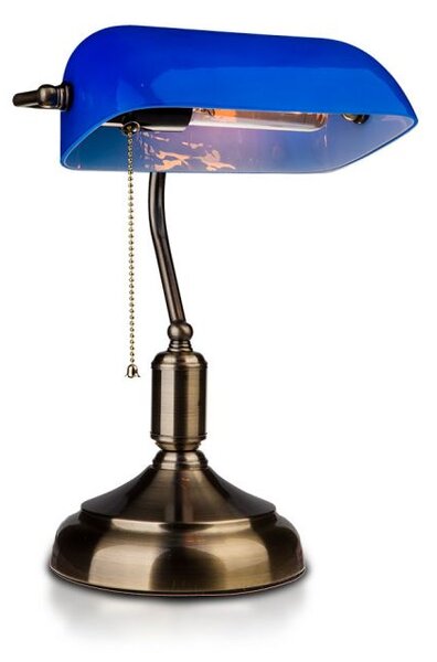 V-TAC Modrá stolná lampa banker