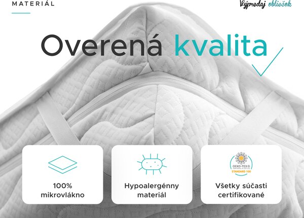 Nepremokavý chránič na matrac PREŠÍVANÝ 90x200 cm
