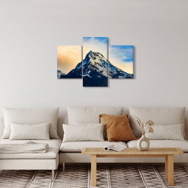 Obraz zasnežených hôr, Nepál (90x60 cm)