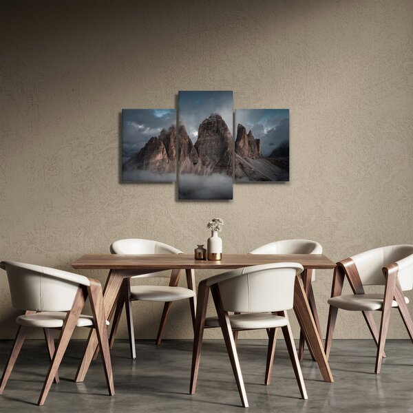 Obraz - Tri Zuby, Talianske Dolomity (90x60 cm)
