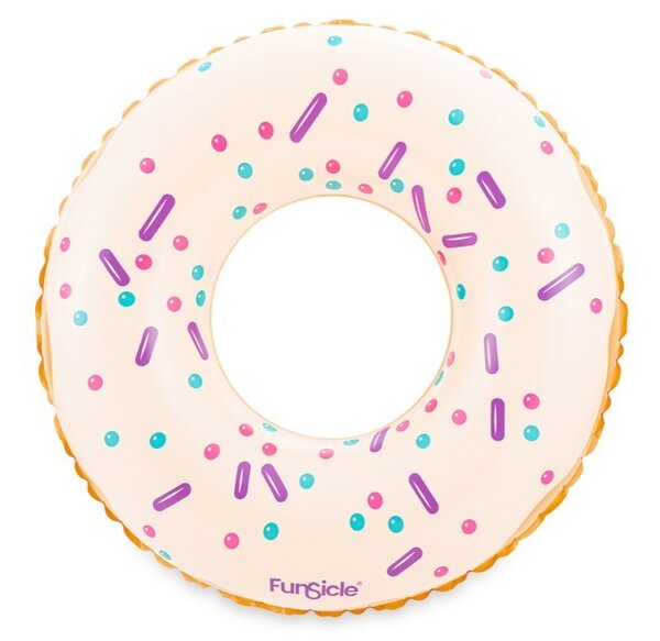 Nafukovací kruh Donut Vanilla 79x22cm