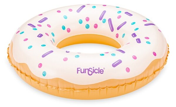 Nafukovací kruh Donut Vanilla 79x22cm