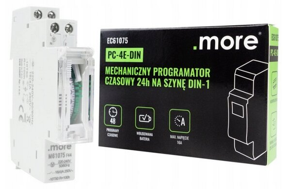 ECOLIGHT Elektronický časovač IP20 - 16A