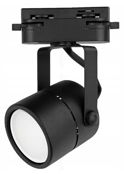 BERGE LED bodový reflektor pre žiarovku GU10, pohyblivý - čierny