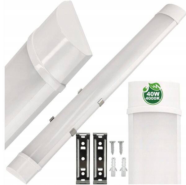 LED svietidlo 120cm - 230V - 40W - IP20 - neutrálna biela EcoLight