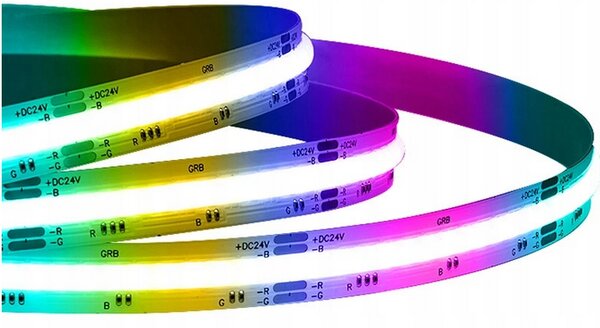 BERGE LED pásik RGB Neon COB 12V - 450D - 15W/m - IP20 - 1m