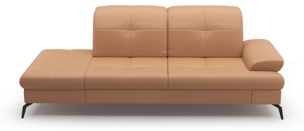 LEŇOŠKA, textil, koža, cappuccino Sit & More - Online Only obývacie izby, Online Only