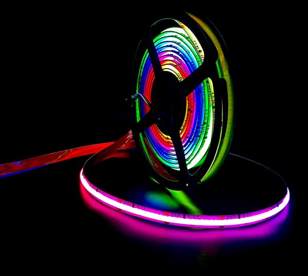 BERGE LED pásik RGB Neon COB 12V - 450D - 15W/m - IP20 - 1m