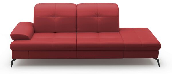 LEŇOŠKA, textil, koža, červená Sit & More - Online Only obývacie izby, Online Only