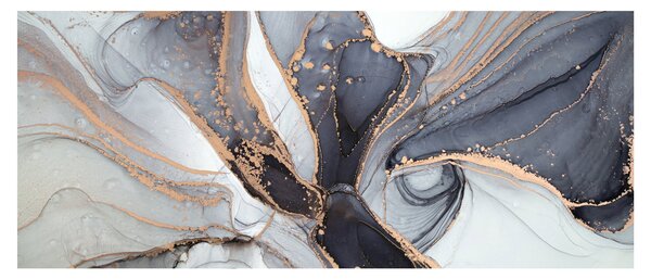 Obraz - Šedý mramor (120x50 cm)