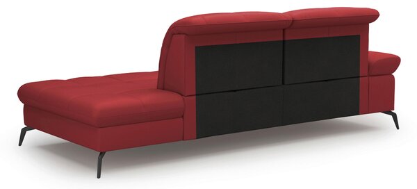 LEŇOŠKA, textil, koža, červená Sit & More - Online Only obývacie izby, Online Only