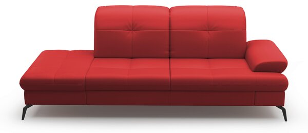 LEŇOŠKA, textil, koža, červená Sit & More - Online Only obývacie izby, Online Only