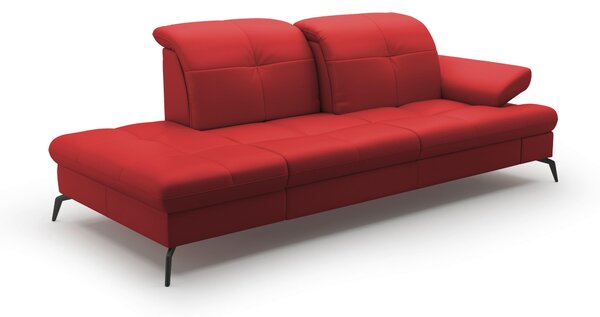 LEŇOŠKA, textil, koža, červená Sit & More - Online Only obývacie izby, Online Only