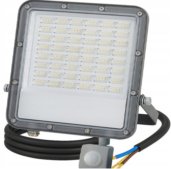 BERGE LED reflektor ODYN s pohybovým senzorom 100W - 9000lm - 4000K - IP66