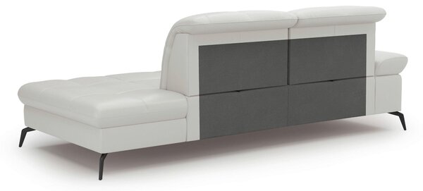 LEŇOŠKA, textil, koža, biela Sit & More - Online Only obývacie izby, Online Only