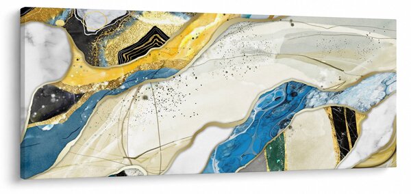 Obraz - Farebný mramor (120x50 cm)