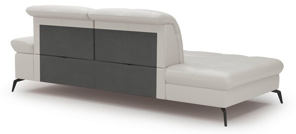 LEŇOŠKA, textil, koža, biela Sit & More - Online Only obývacie izby, Online Only