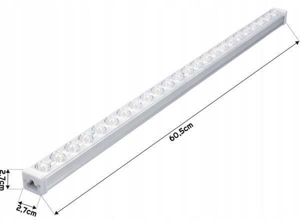 BERGE LED lampa NEPTUN 60cm - 18W -1800lm - IP20 - 4000K - neutrálna biela