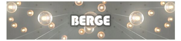 BERGE LED záhradná lampa - vstavaný reflektor GU10 - IP65 - čierna