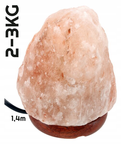 BERGE Soľná lampa 2-3kg - Ionizátor / nočná lampa