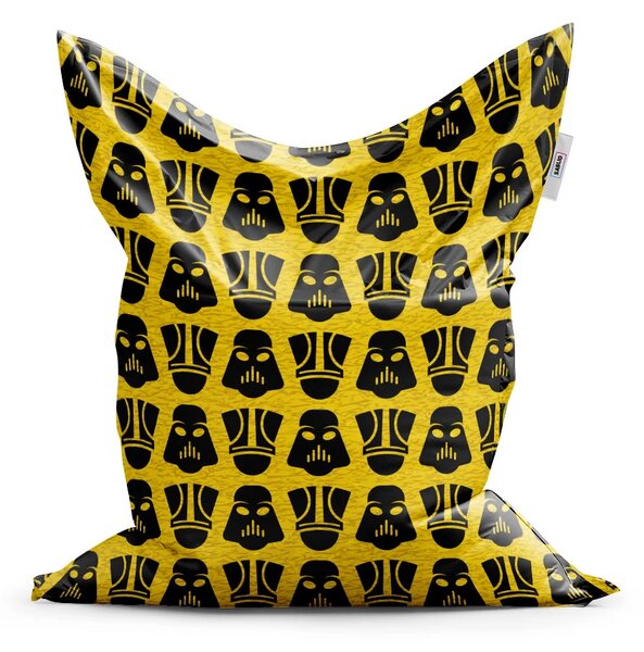 Sablio Sedací vak Star Wars Stormtrooperi Pattern na žltej - 150x100 cm