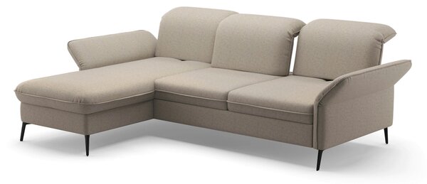 ROHOVÁ SEDAČKA, textil, taupe Sit & More - Sedačky, Online Only