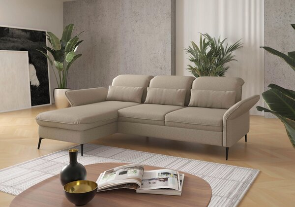 ROHOVÁ SEDAČKA, textil, taupe Sit & More - Sedačky, Online Only