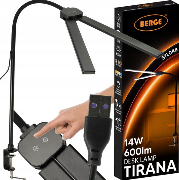 BERGE LED stolná lampa TIRANA 14W