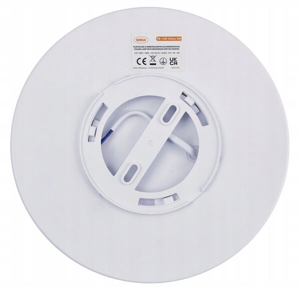 BERGE LED stropné svietidlo s pohybovým senzorom 15W - IP40 - neutrálna farba