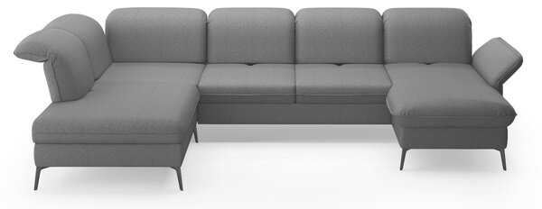 SEDACIA SÚPRAVA, textil, tmavosivá Sit & More - Sedačky, Online Only