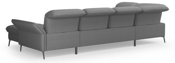 SEDACIA SÚPRAVA, textil, tmavosivá Sit & More - Sedačky, Online Only