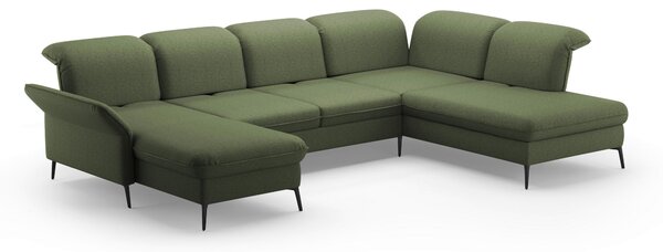 SEDACIA SÚPRAVA, textil, olivovozelená Sit & More - Sedačky, Online Only