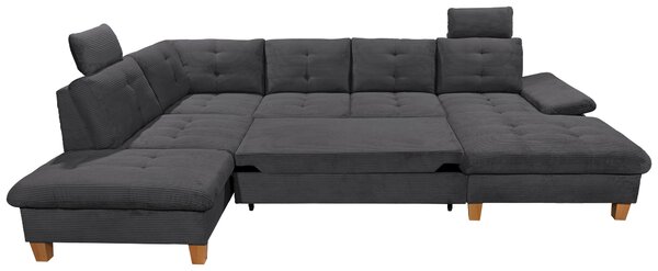 SEDACIA SÚPRAVA, textil, antracitová MID.YOU - Sedačky, Online Only
