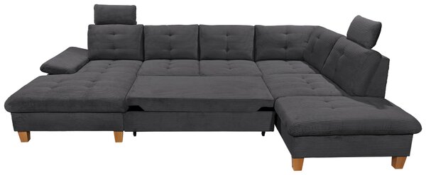 SEDACIA SÚPRAVA, textil, antracitová MID.YOU - Sedačky, Online Only
