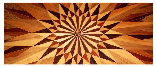 Obraz - Drevená koláž (120x50 cm)