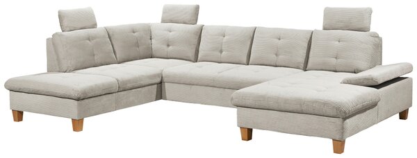 SEDACIA SÚPRAVA, textil, béžová MID.YOU - Sedačky, Online Only
