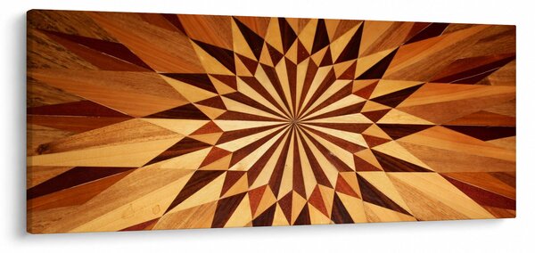 Obraz - Drevená koláž (120x50 cm)