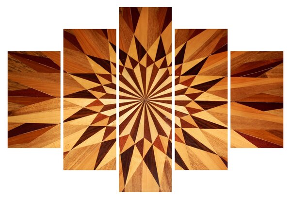 Obraz - Drevená koláž (150x105 cm)