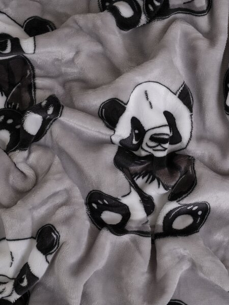 Obliečka na vankúš mikroplyš Exclusive 40 × 60 cm - Panda