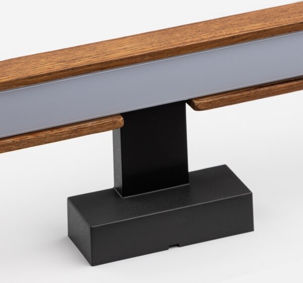 Brilagi-LED Kúpeľňové osvetlenie zrkadla WOODY MIRROR LED/12W/230V IP44 dub/čierna