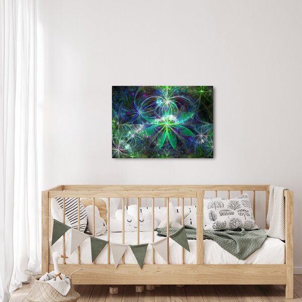 Obraz - Abstraktné geometrické tvary (70x50 cm)