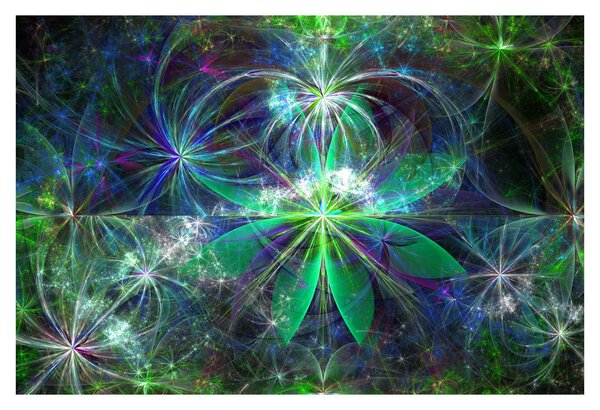 Obraz - Abstraktné geometrické tvary (90x60 cm)