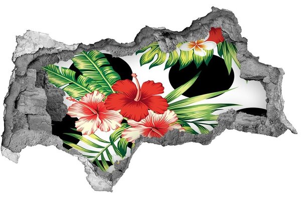 25D diera na stenu Havajské kvety nd-b-90696840