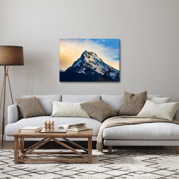 Obraz zasnežených hôr, Nepál (70x50 cm)
