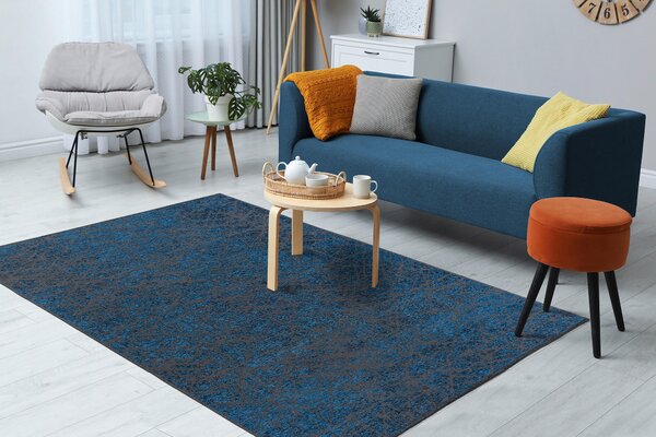 PLOCHO TKANÝ KOBEREC, 80/150 cm modrá Kayoom - Online Only bytové doplnky, Online Only