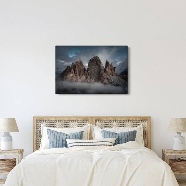 Obraz - Tri Zuby, Talianske Dolomity (90x60 cm)