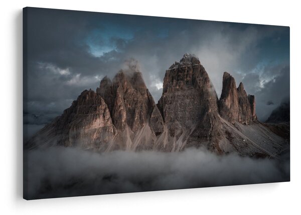 Obraz - Tri Zuby, Talianske Dolomity (90x60 cm)