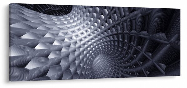 Obraz - Abstrakcia 3D (120x50 cm)