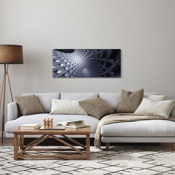 Obraz - Abstrakcia 3D (120x50 cm)