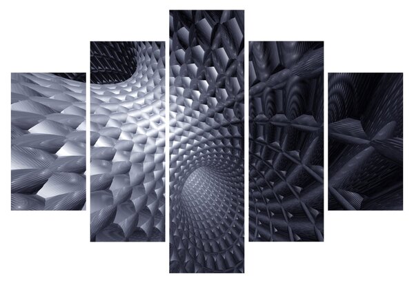 Obraz - Abstrakcia 3D (150x105 cm)